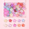 120Pcs 8 Colors Acrylic Bead Caps OACR-FS0001-83-7