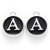 Platinum Plated Alloy Charms ENAM-S118-02A-P-1