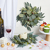 Spun Silk Cloth with PE Plastic Garland for Candle AJEW-WH0314-804A-4