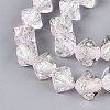 Handmade Foil Glass Beads Strands FOIL-Q002-06D-3