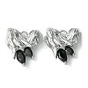Brass Heart Charms KK-D092-02P-01-1