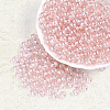 500Pcs Transparent Glass Seed Beads SEED-PA0001-08B-6