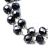 Handmade Rondelle Glass Beads Chains for Necklaces Bracelets Making AJEW-JB00120-07-4