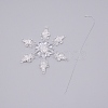 Acrylic Transparent Pendants TACR-WH0001-18-1