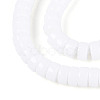 Opaque Solid Color Glass Beads Strands GLAA-N026-3x6mm-02-3