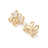 Brass Micro Pave Cubic Zirconia Charms KK-C099-03G-2
