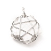 Natural Howlite Pendants G-D458-07P-01-RS-2