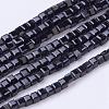 Cube Shaped Crystal Glass Beads Strands GLAA-F012-A02-2