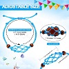 12Pcs Adjustable Braided Nylon Cord Macrame Pouch Bracelet Making AJEW-SW00010-06-3