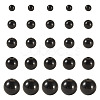 100Pcs 5 Styles Opaque Acrylic Beads MACR-TADJ0001-12B-1