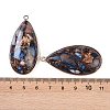 Dyed Synthetic Imperial Jasper Pendants G-P529-02G-3
