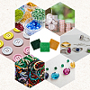 3Pcs 3 Colors Folding Velvet Jewelry Storage Bags for Earrings Rings Bracelets ABAG-CN0001-69A-5