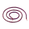 Electroplate Glass Beads Strands EGLA-K014-B-FP04-3