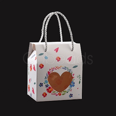 Rectangle Paper Gift Boxes with Handle Rope CON-B010-02A-1
