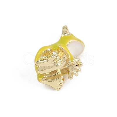 Alloy Enamel Charms FIND-I052-03G-04-1