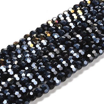 Opaque Glass Beads Stands EGLA-A035-P4mm-B18-1