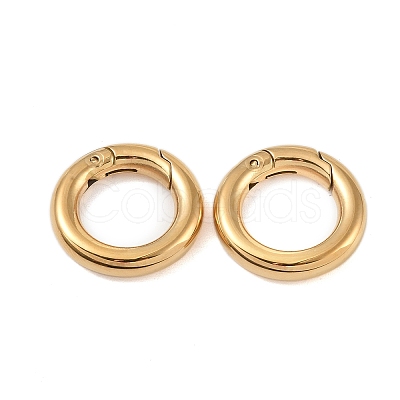 Ion Plating(IP) 316 Stainless Steel Spring Gate Rings STAS-M296-01G-C-1