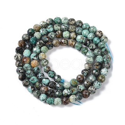 Natural African Turquoise(Jasper) Beads Strands G-N342-29B-1