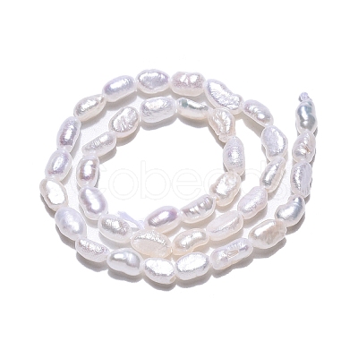 Natural Cultured Freshwater Pearl Beads Strands PEAR-N014-03F-1