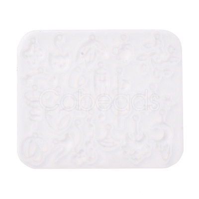 Pendant Silicone Molds AJEW-S041-03A-1