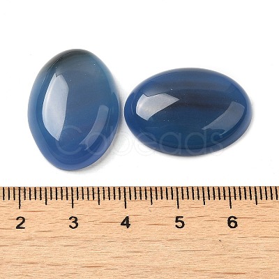 Natural Agate Cabochons G-K021-25x18mm-04-AB-1