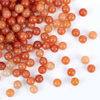 Olycraft Natural Red Aventurine Beads G-OC0001-26-1