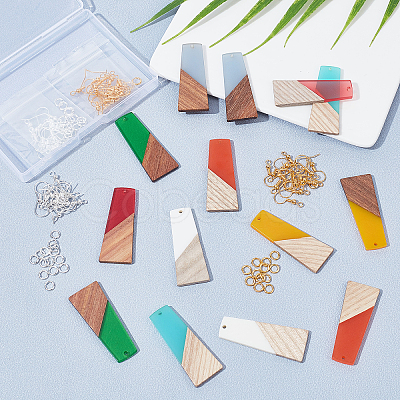 DIY Dangle Earring Making Kits DIY-OC0006-30-1