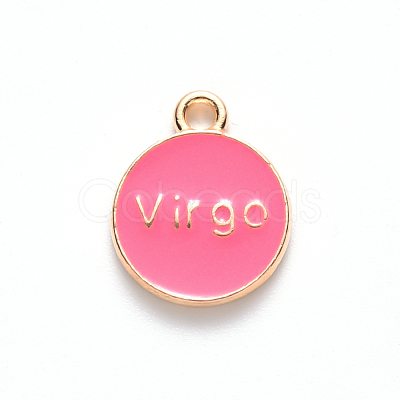 Alloy Enamel Pendants X-ENAM-S124-01A-03B-1