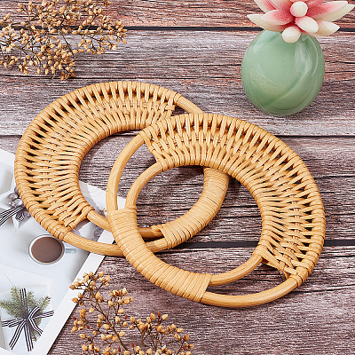 Rattan Bag Handles DIY-WH0304-101-1