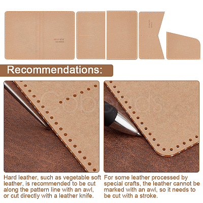 DIY Handmade Acrylic Coin Wallet Card Template Set DIY-WH0430-589B-1