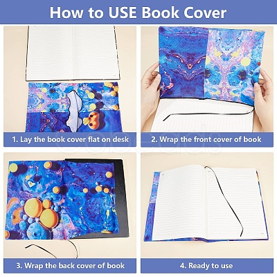 Polyester Book Covers OFST-WH0009-032-1