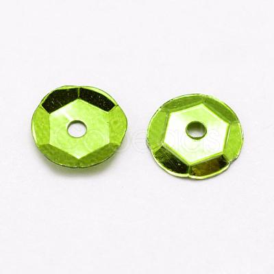 Plastic Paillette Beads PVC-A001-6mm-02-1