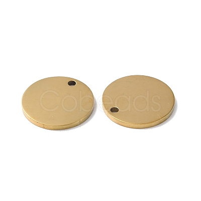 304 Stainless Steel Pendants STAS-Q308-09K-G-1