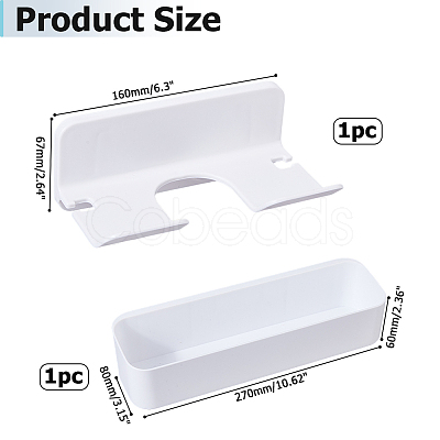 1Pc Plastic Table Tennis Storage Box AJEW-HS0001-56-1