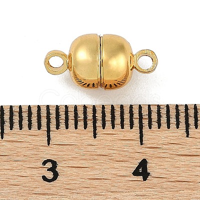 Rack Plating Brass Magnetic Clasps KK-Z070-19G-02-1