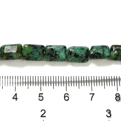 Dyed Natural African Turquoise(Jasper) Beads Strands G-G085-A06-01-1