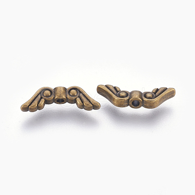 Tibetan Style Alloy Beads TIBEB-A11-3712-AB-FF-1