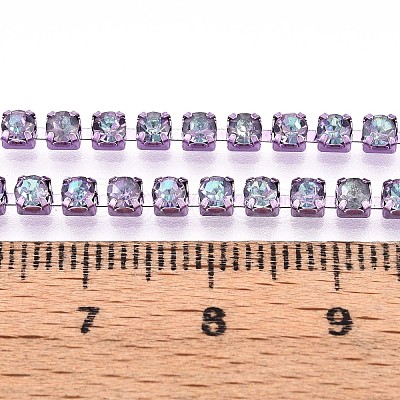 Iron Rhinestone Cup Chains CH-T006-05A-04-1