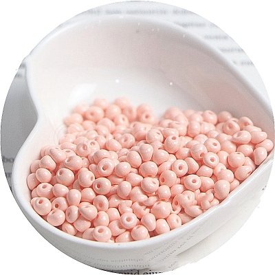 Macaron Baking Paint Glass Seed Beads PW-WGB8861-16-1