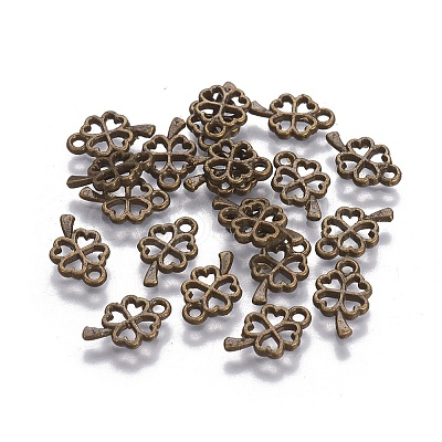 Tibetan Style Alloy Charms TIBEP-A24591-AB-1