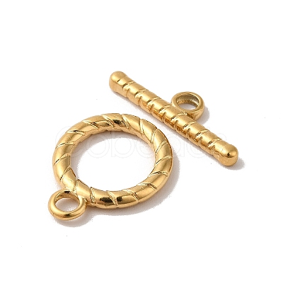 Ion Plating(IP) 304 Stainless Steel Toggle Clasps STAS-H212-14G-1