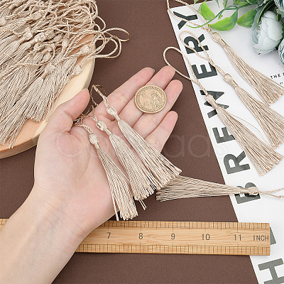 100Pcs Polyester Tassel Big Pendant Decorations FIND-SC0002-37-1