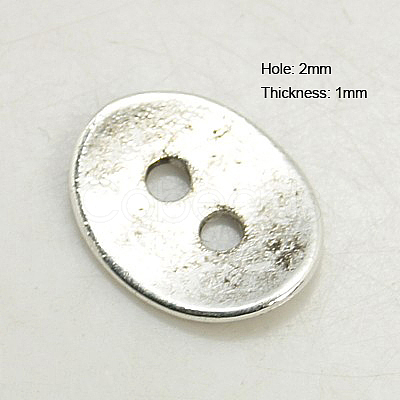 Tibetan Style Alloy Buttons X-TIBE-ZN48623-AS-FF-1