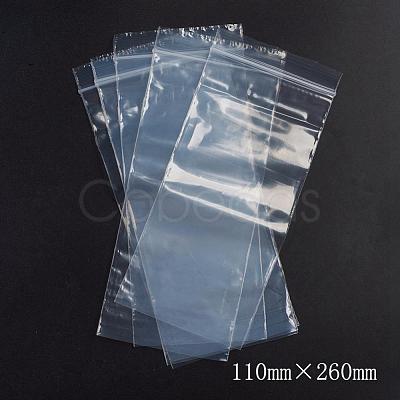 Plastic Resealable Packaging Bags OPP-G001-F-11x26cm-1