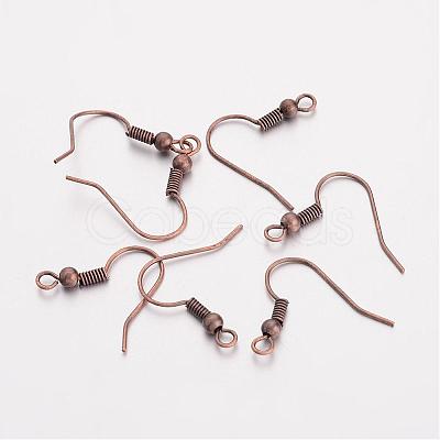 Brass Earring Hooks EC135Y-NFR-1