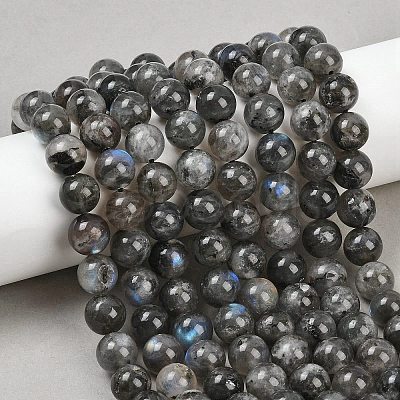 Natural Labradorite Beads Strands G-Z133-A01-10mm-01-1