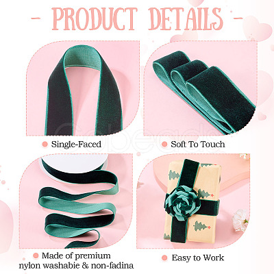 3Rolls 3 Styles Velvet Ribbon SRIB-YS0001-01D-1