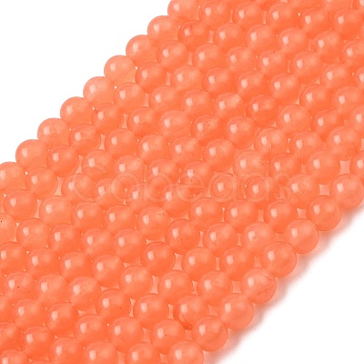 Natural & Dyed Malaysia Jade Bead Strands X-G-A146-6mm-A07-01-1