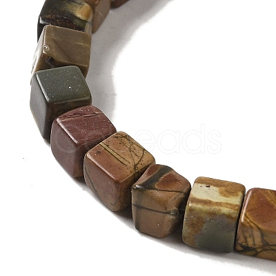 Natural Picasso Jasper Beads Strands G-Q161-C01-02-1