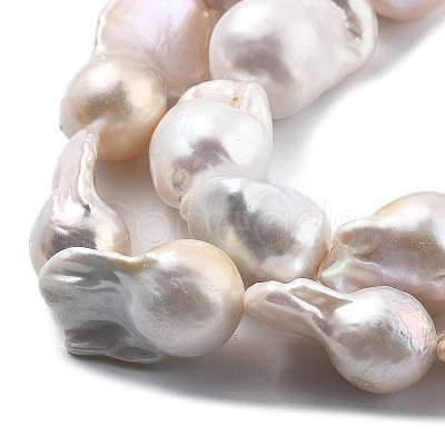Natural Nucleated Pearl Beads Strands PEAR-B004-15A-01A-1